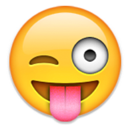 Image result for silly face emoji