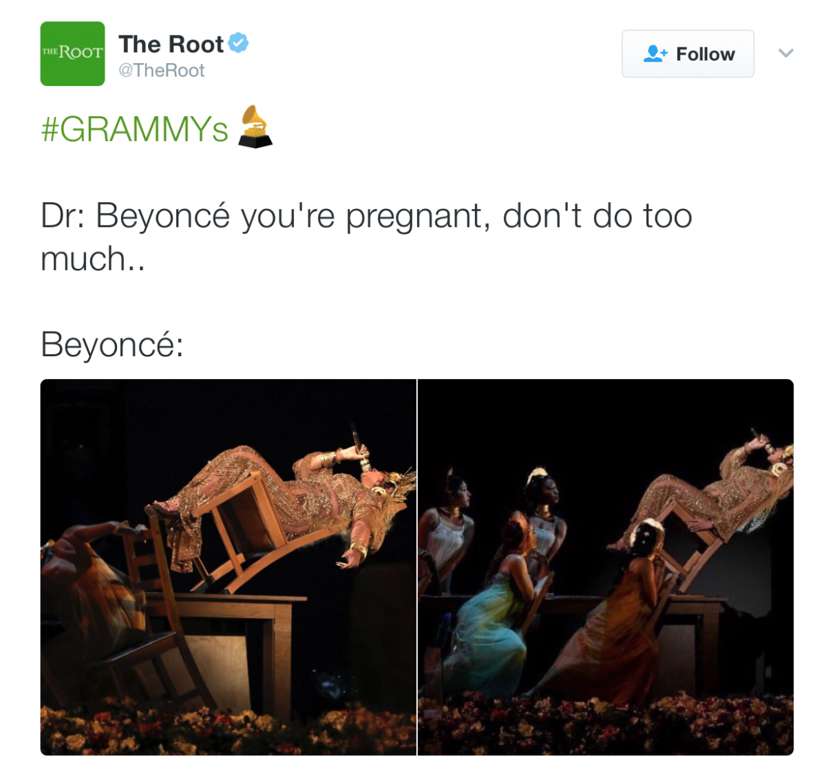 Beyoncé Grammys Chair