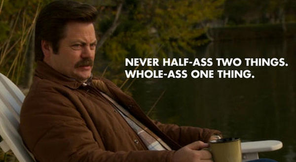 Half-Ass Ron Swanson