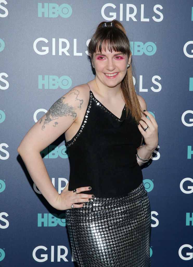 Lena Dunham Pink Eye