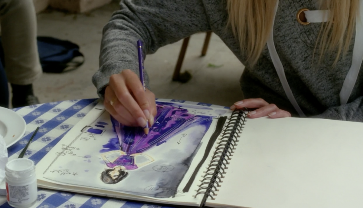 Hanna Sketches Pretty Little Liars