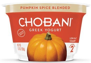 Chobani Pumpkin Spice Blended Yogurt