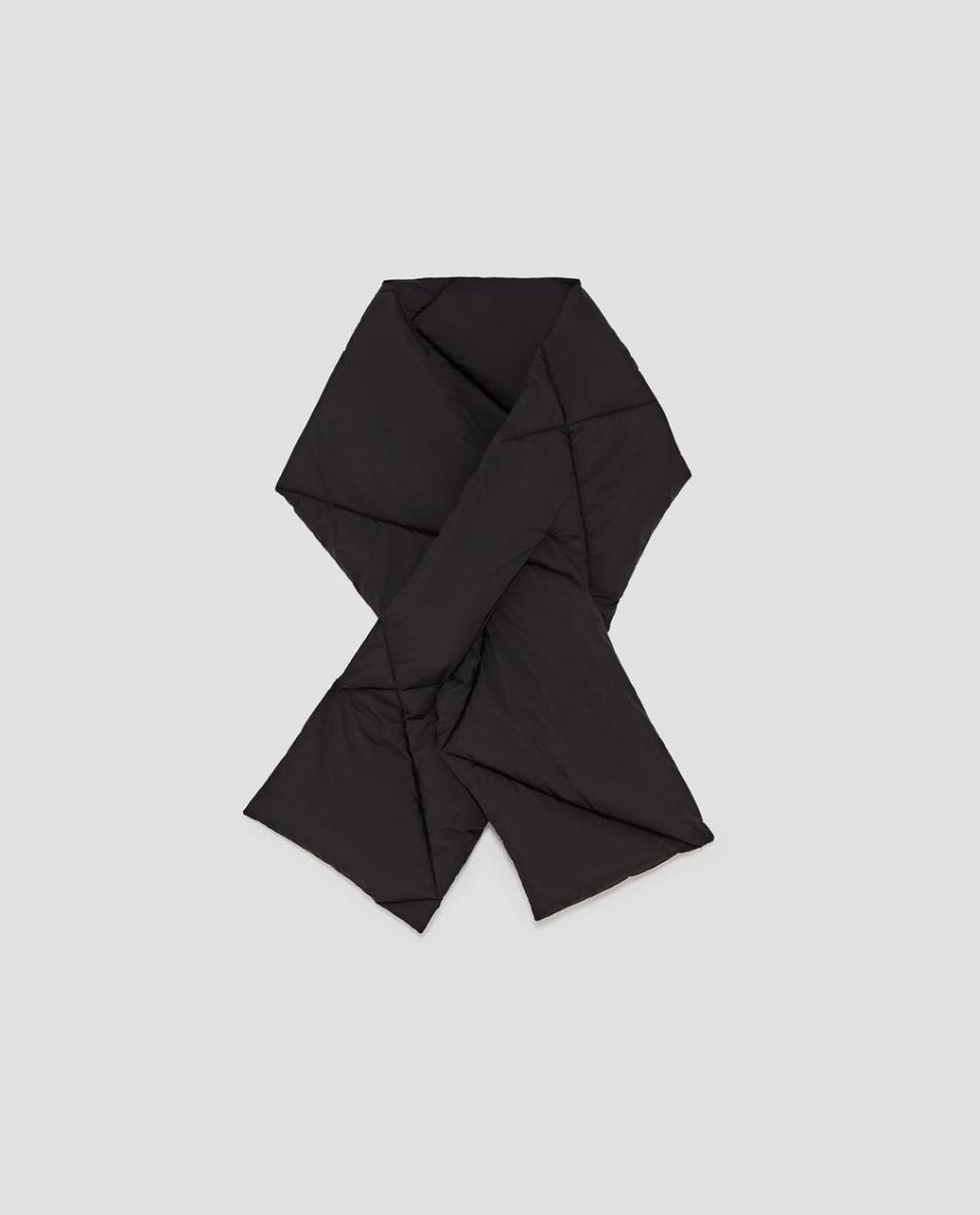 puffer scarf zara