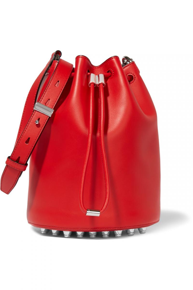 Alexander Wang Alpha Leather Bucket Bag