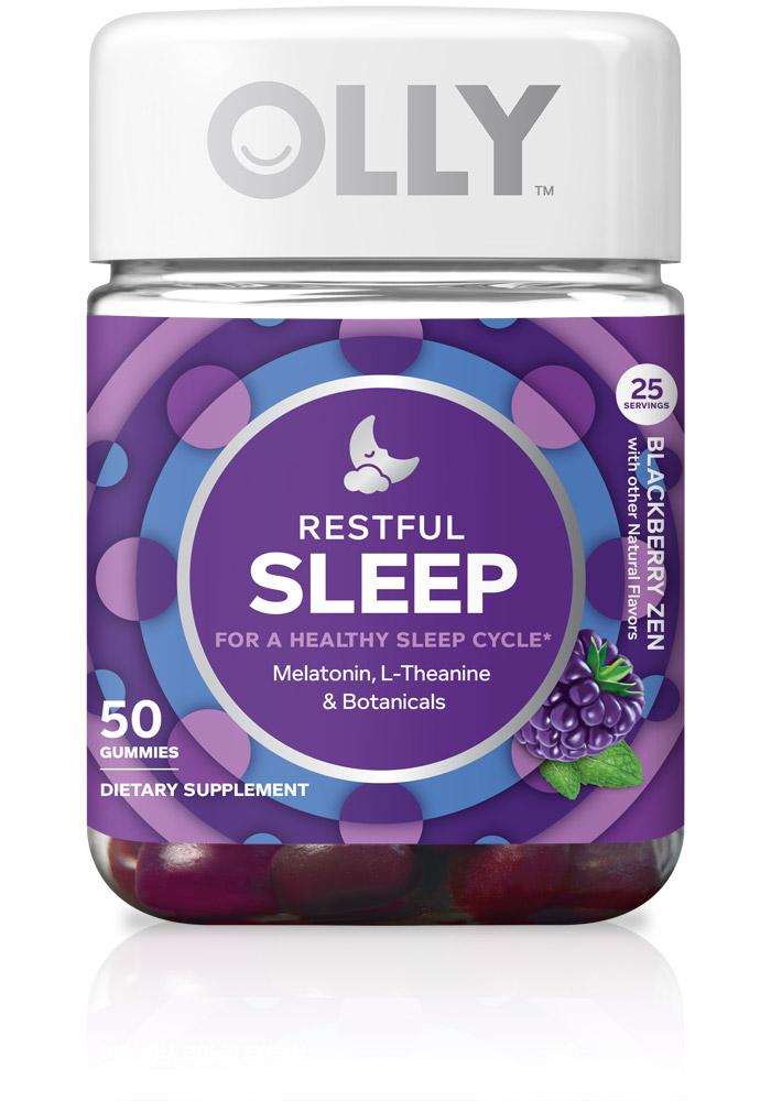 OLLY Restful Sleep Blackberry Zen Vitamin Gummies