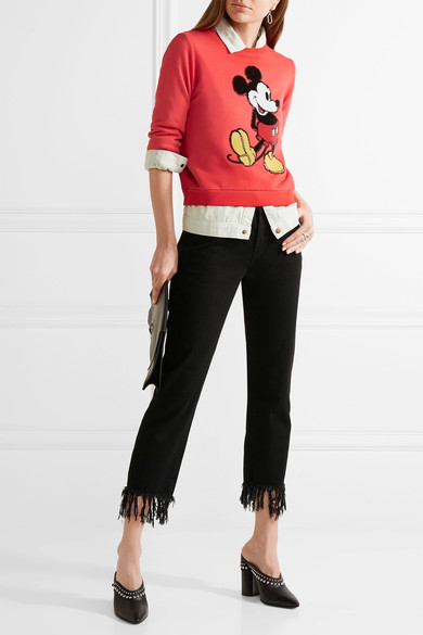 Marc Jacobs Sequin-Embellished Cotton-Jersey Sweatshirt