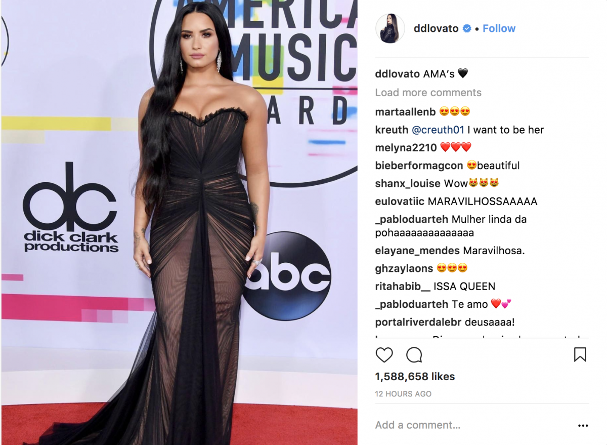 Demi Lovato AMAs 2017