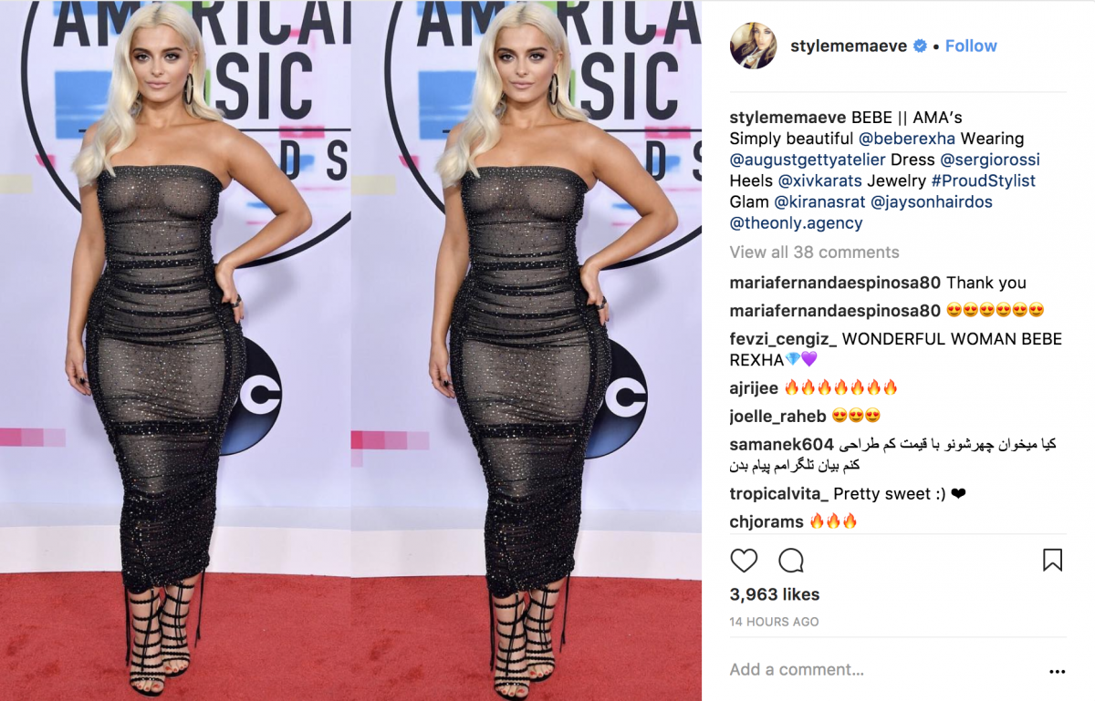 Bebe Rexha AMAs