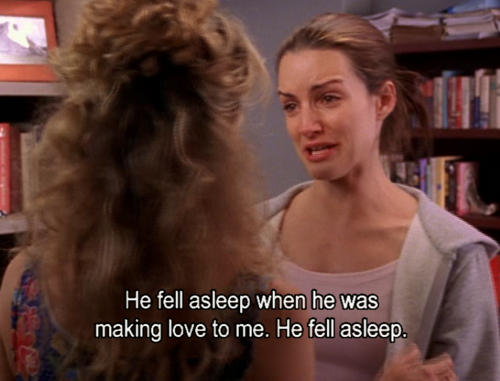 Fell Asleep Charlotte SATC