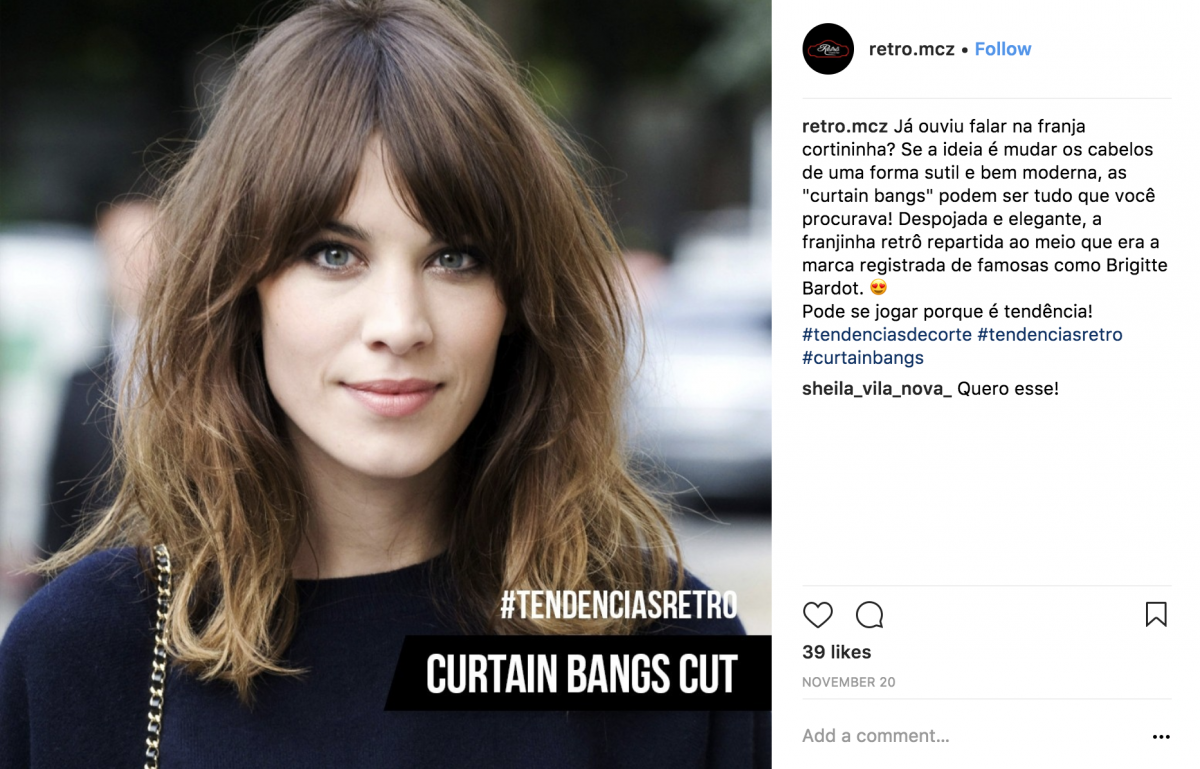 Curtain Bangs