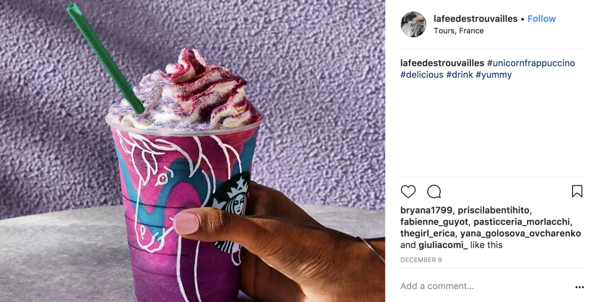 Unicorn Frappuccino