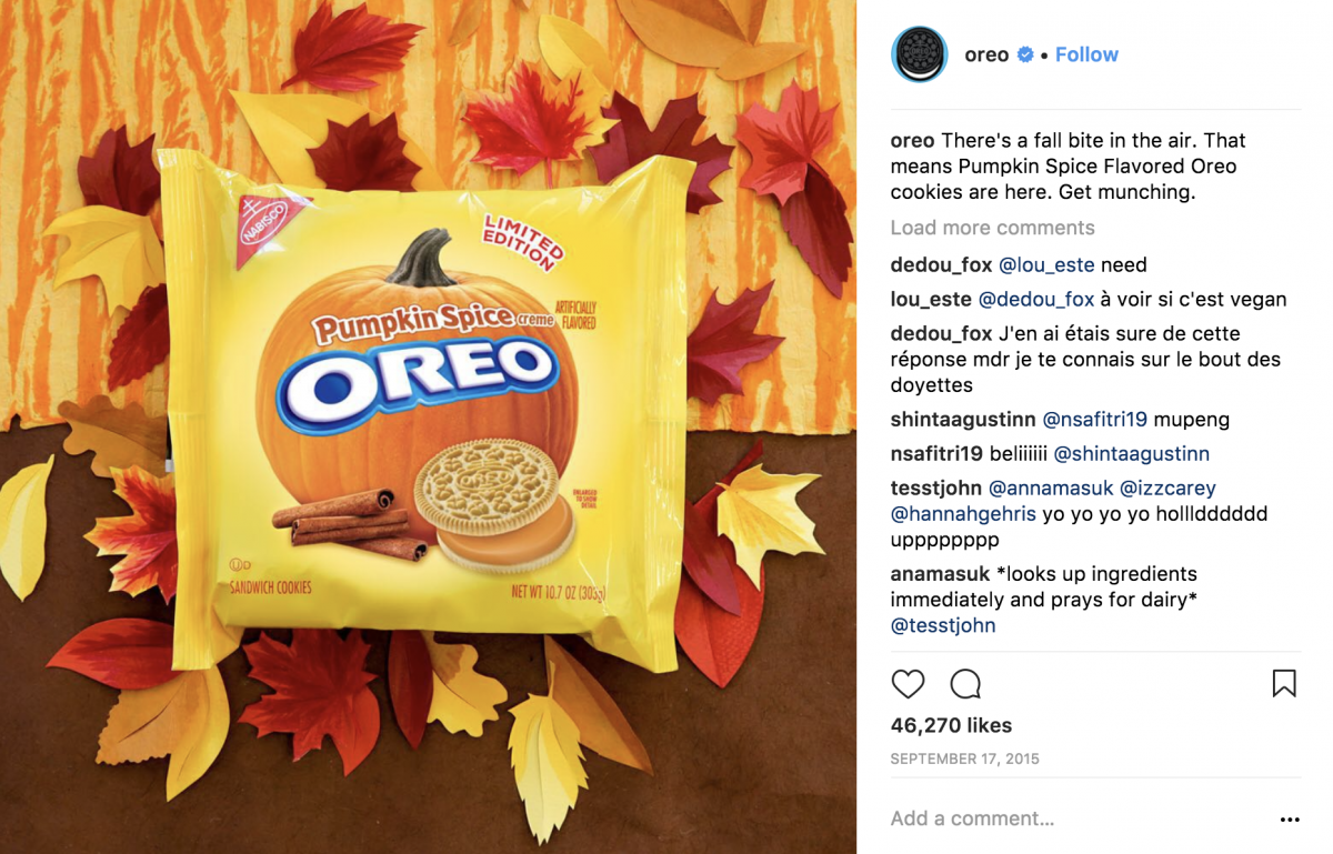 Pumpkin Spice Oreos