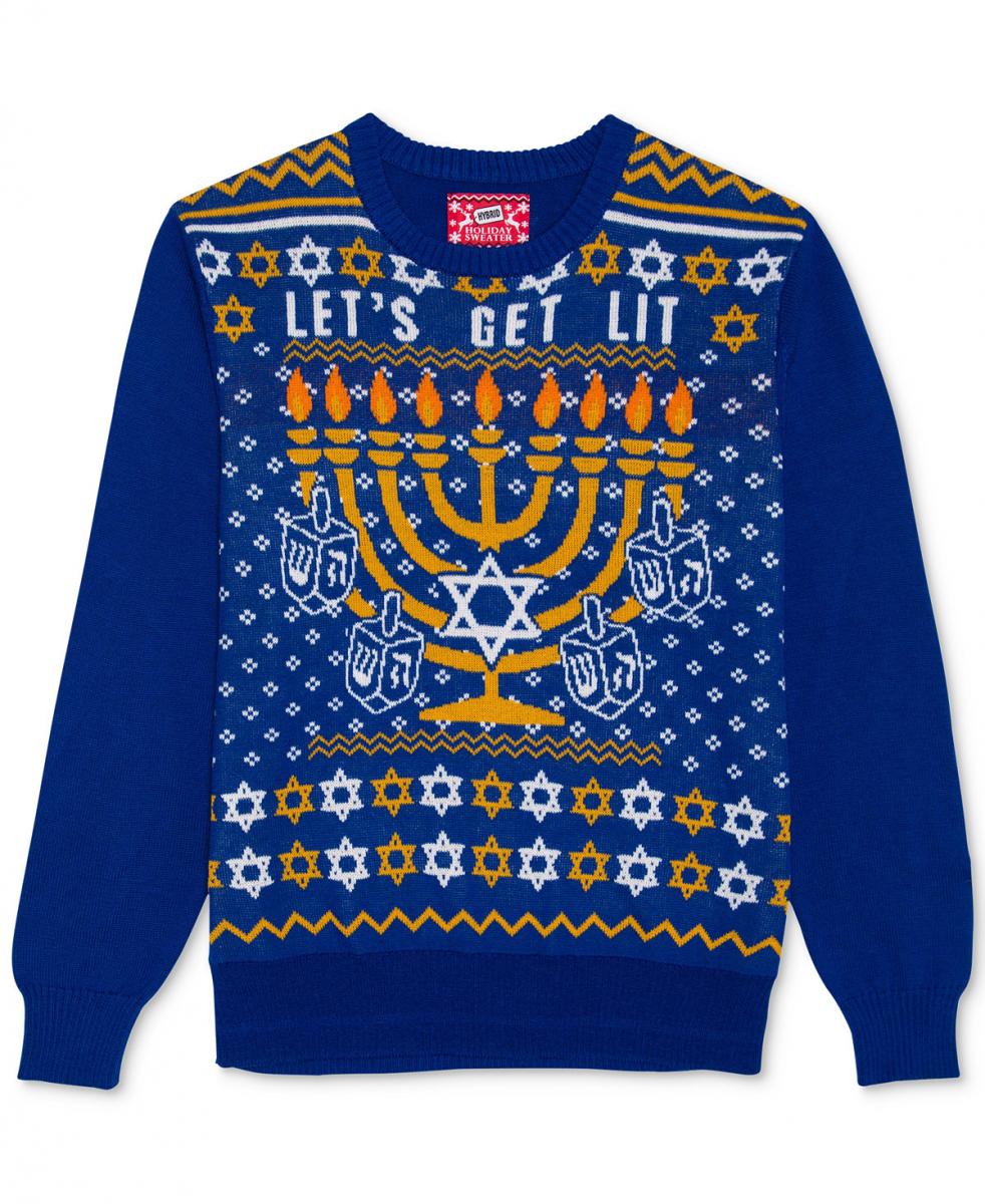  Hybrid Men's Hanukkah Sweater